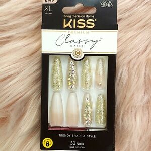 Brand New KISS PREMIUM CLASSY False Nails-XL